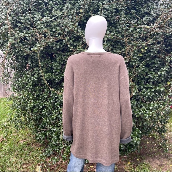 𝅺Eddie Bauer Cotton LongSleeve Crew Neck Sweater Size Large - Picture 5 of 13